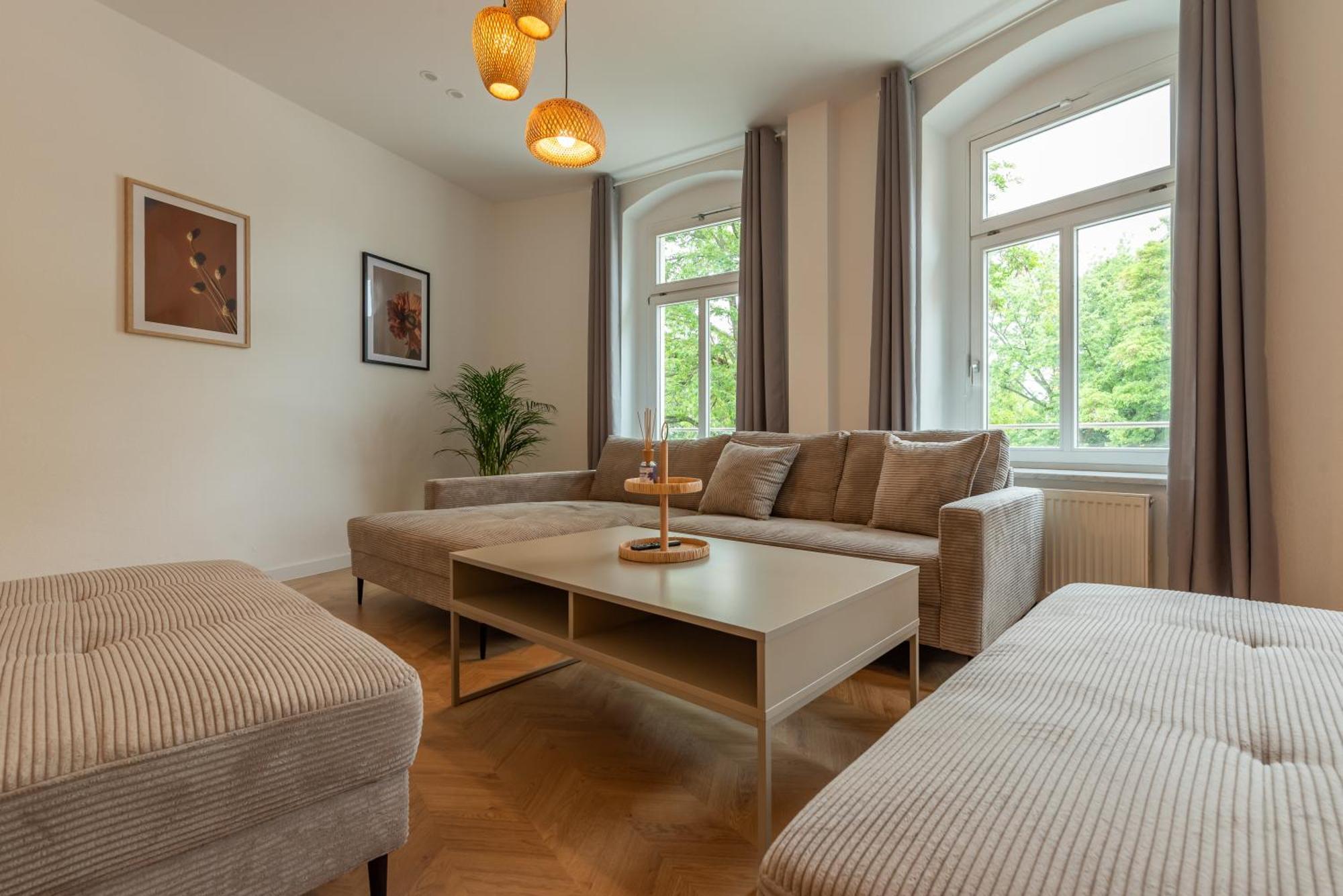 Moderne City Appartments Chemnitz Buitenkant foto